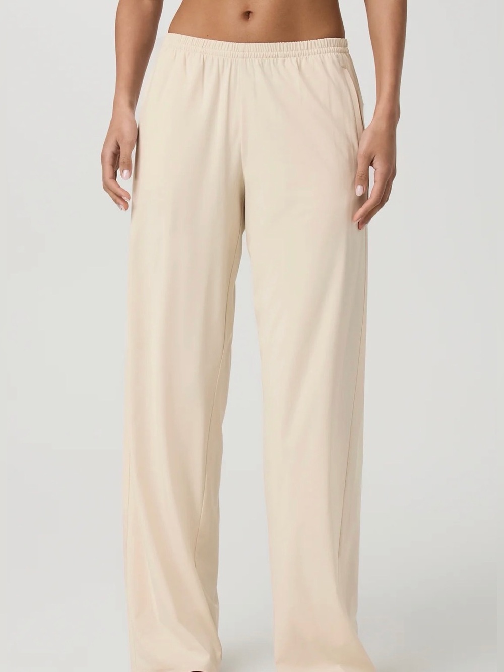 Villa Everyday Wide leg Bleached Sand Pants